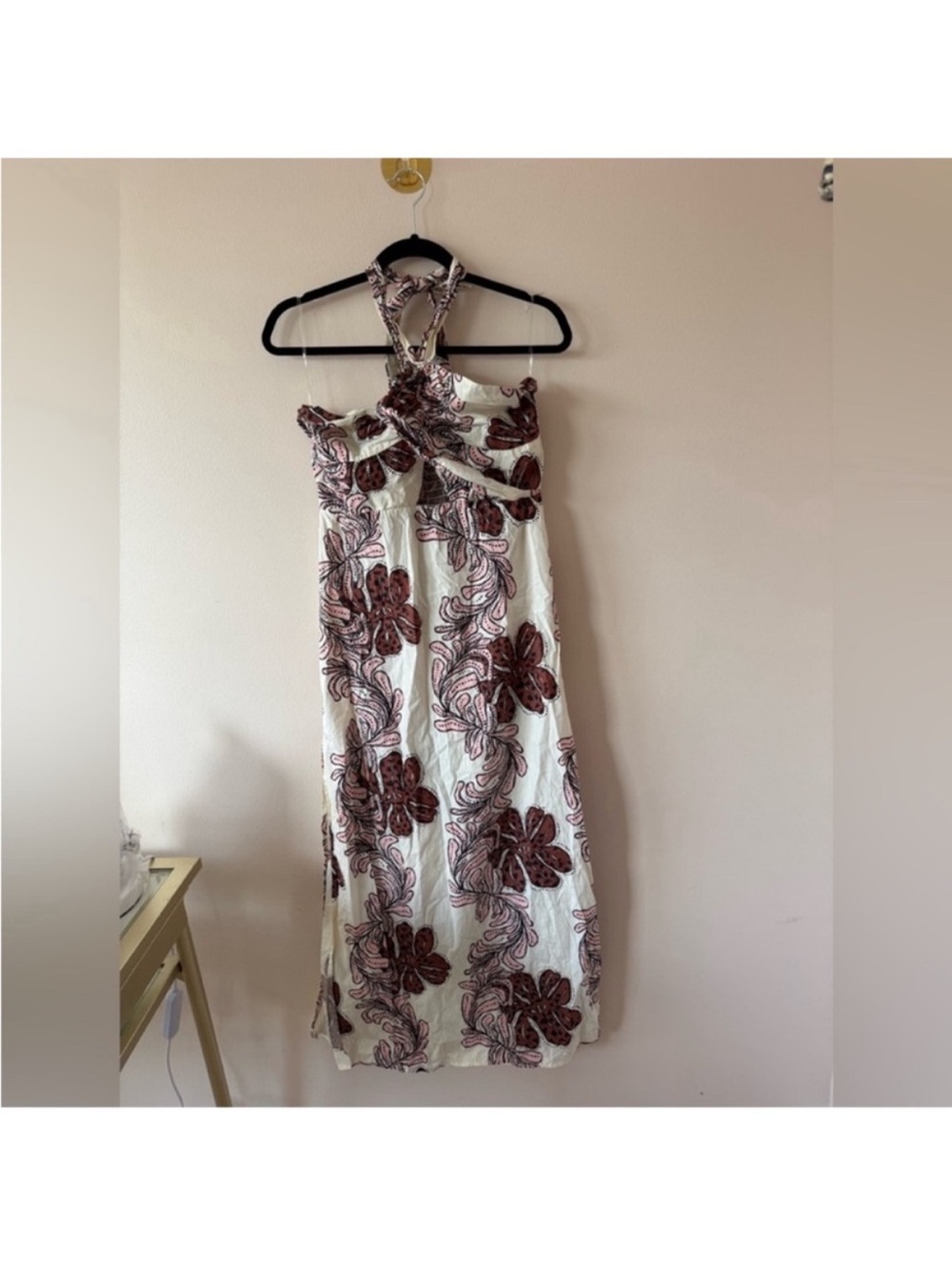 Tennis Floral Print Women's Dress 100% cotton